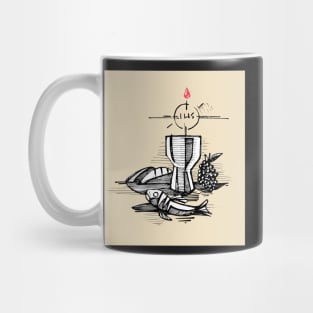 Eucharist Sacrament illustration Mug